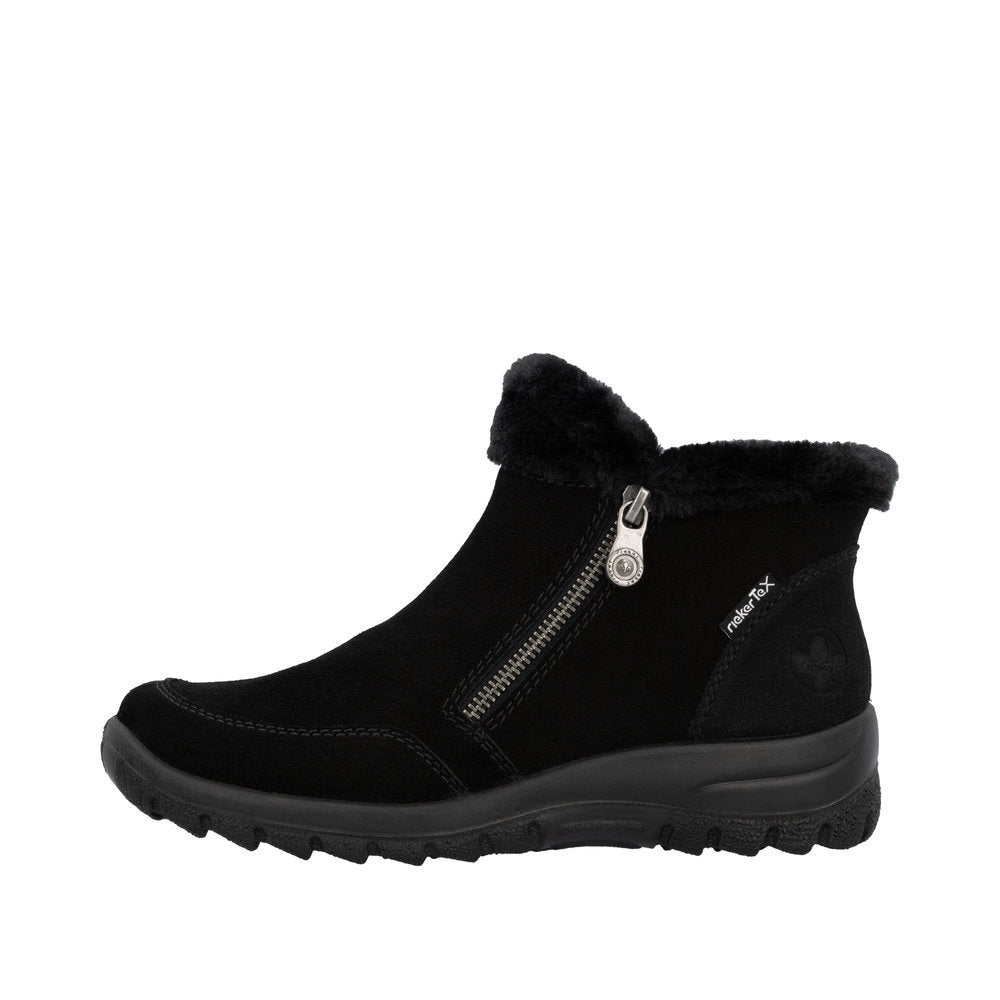Ghete Dama Piele Naturala Rieker RIEK L7188 - Rieker - pantofia.ro