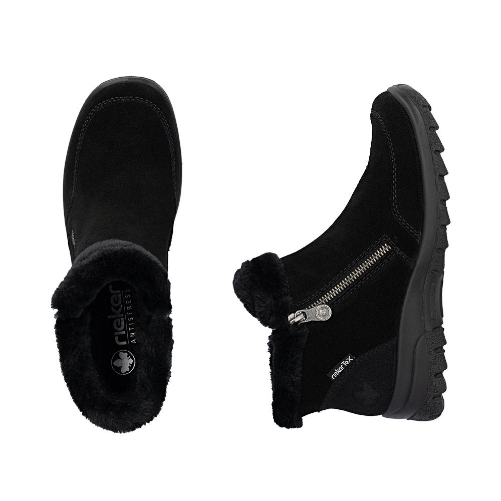 Ghete Dama Piele Naturala Rieker RIEK L7188 - Rieker - pantofia.ro