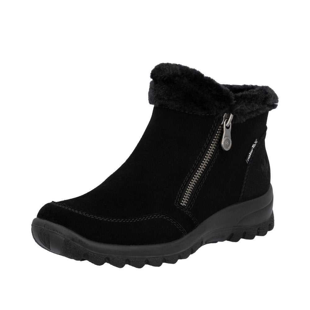 Ghete Dama Piele Naturala Rieker RIEK L7188 - Rieker - pantofia.ro