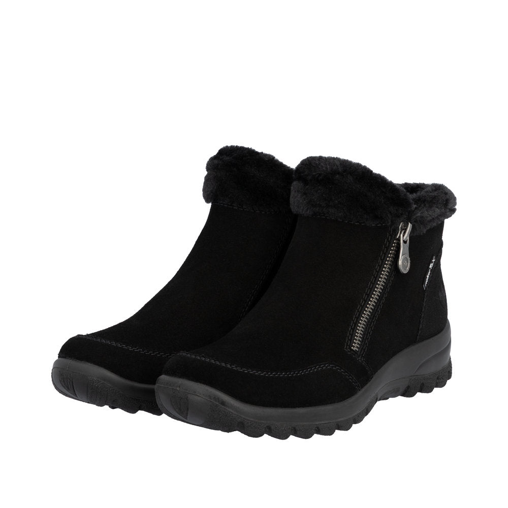 Ghete Dama Piele Naturala Rieker RIEK L7188 - Rieker - pantofia.ro