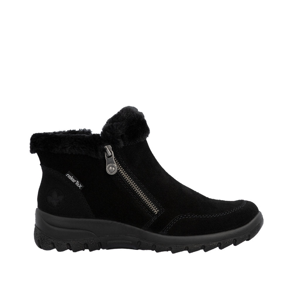 Ghete Dama Piele Naturala Rieker RIEK L7188 - Rieker - pantofia.ro