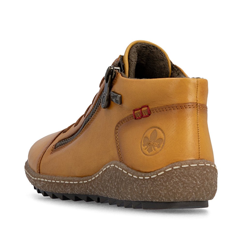 Ghete Dama Piele Naturala Rieker RIEK L7563 - Rieker - pantofia.ro