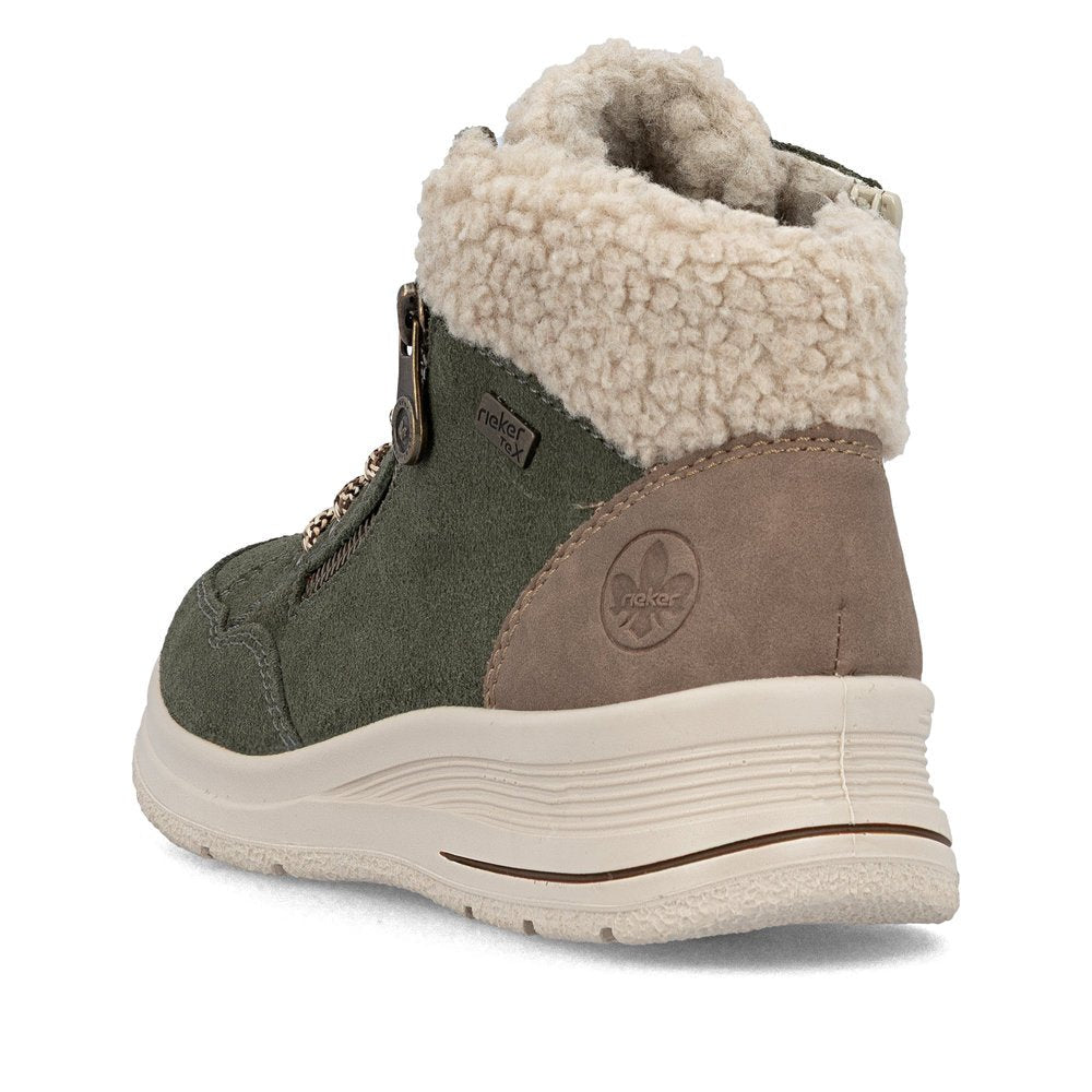 Ghete Dama Piele Naturala Rieker RIEK L7701 - Rieker - pantofia.ro