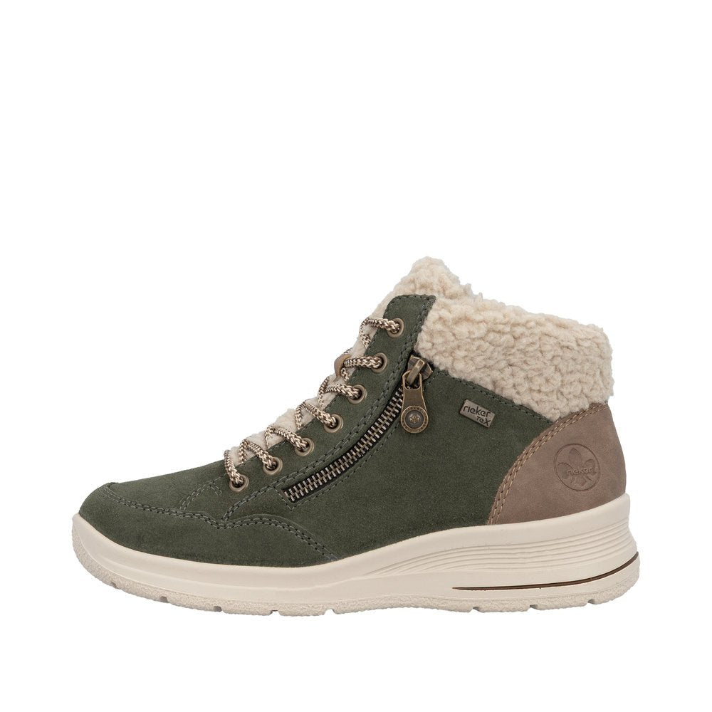 Ghete Dama Piele Naturala Rieker RIEK L7701 - Rieker - pantofia.ro