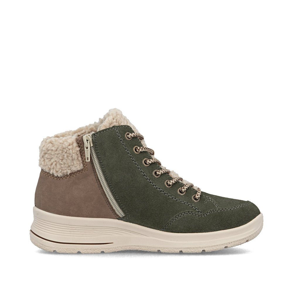 Ghete Dama Piele Naturala Rieker RIEK L7701 - Rieker - pantofia.ro