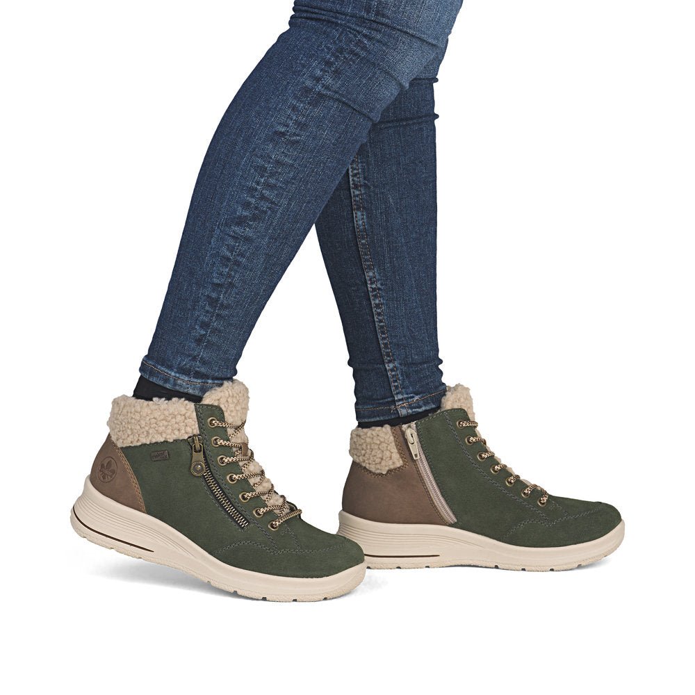 Ghete Dama Piele Naturala Rieker RIEK L7701 - Rieker - pantofia.ro