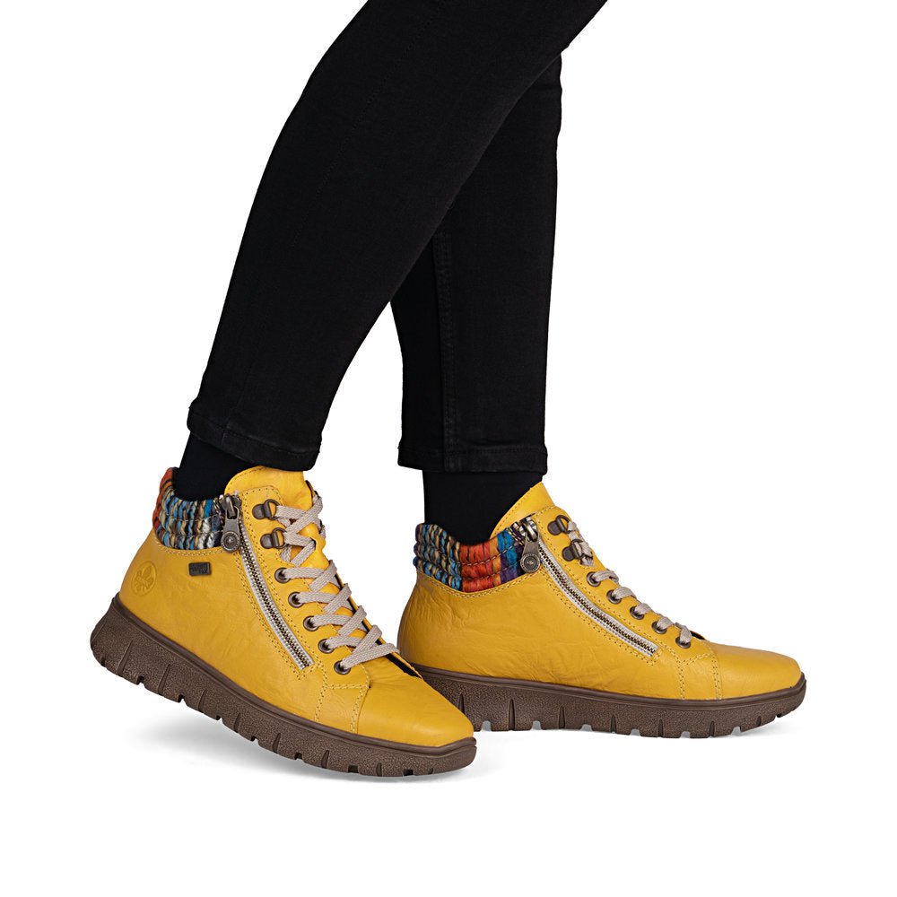 Ghete Dama Piele Naturala Rieker RIEK N1305 - Rieker - amely.ro