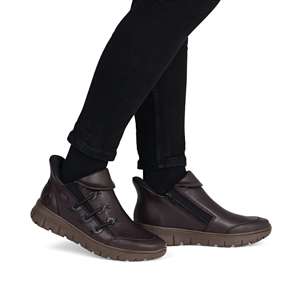 Ghete Dama Piele Naturala Rieker RIEK N1353 - Rieker - amely.ro