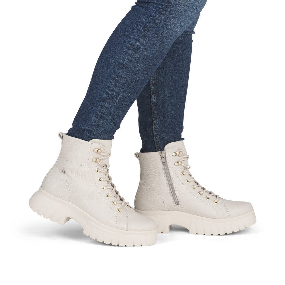 Ghete Dama Piele Naturala Rieker RIEK W1877 - Rieker - amely.ro