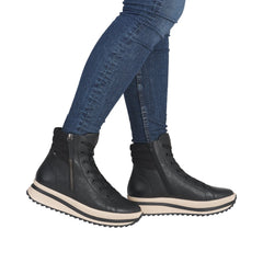 Ghete Dama Piele Naturala Rieker RIEK W3870 - Rieker - amely.ro