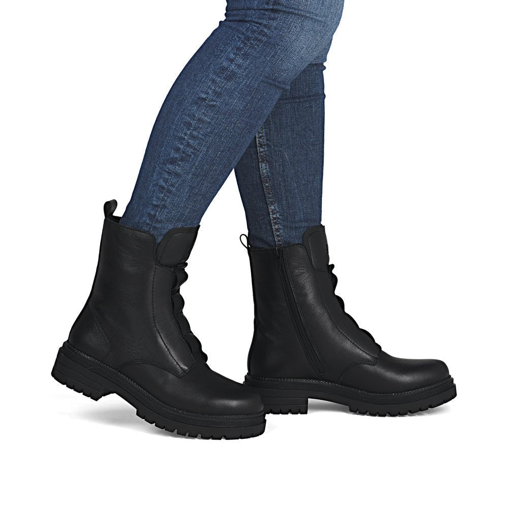 Ghete Dama Piele Naturala Rieker RIEK Y3160 - Rieker - pantofia.ro