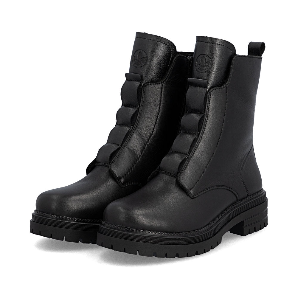 Ghete Dama Piele Naturala Rieker RIEK Y3160 - Rieker - pantofia.ro