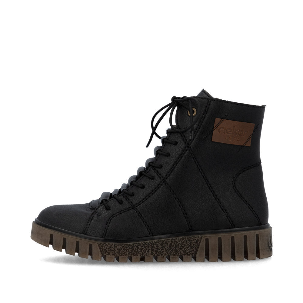 Ghete Dama Piele Naturala Rieker RIEK Y3421 - Rieker - pantofia.ro