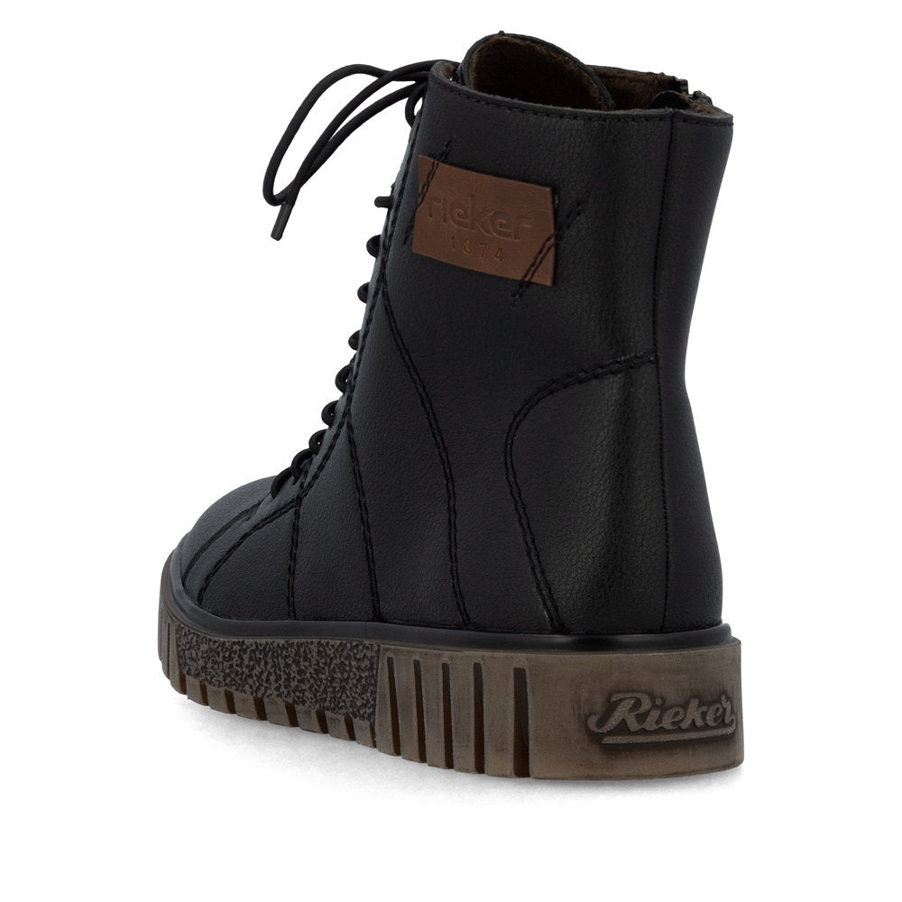 Ghete Dama Piele Naturala Rieker RIEK Y3421 - Rieker - pantofia.ro