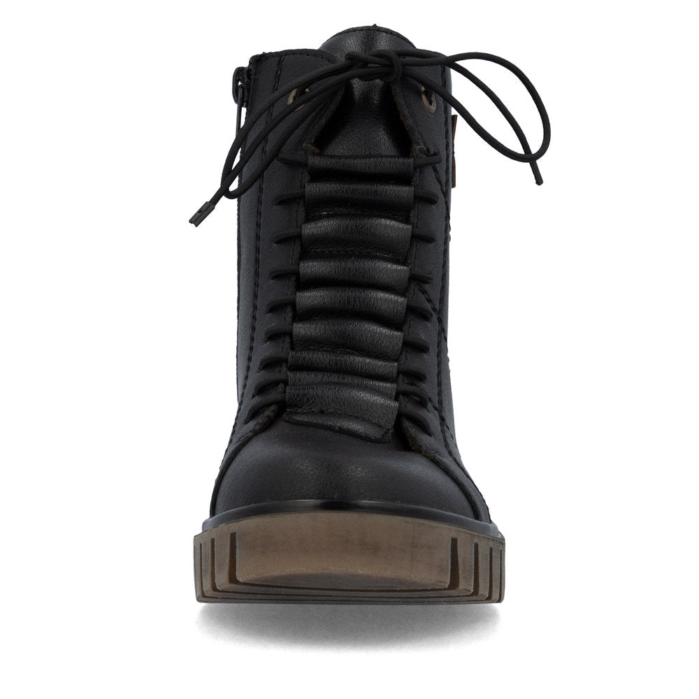 Ghete Dama Piele Naturala Rieker RIEK Y3421 - Rieker - pantofia.ro