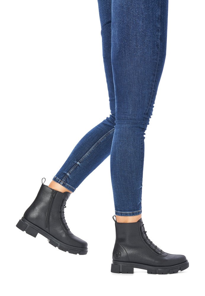 Ghete Dama Piele Naturala Rieker RIEK Y7150 - Rieker - pantofia.ro