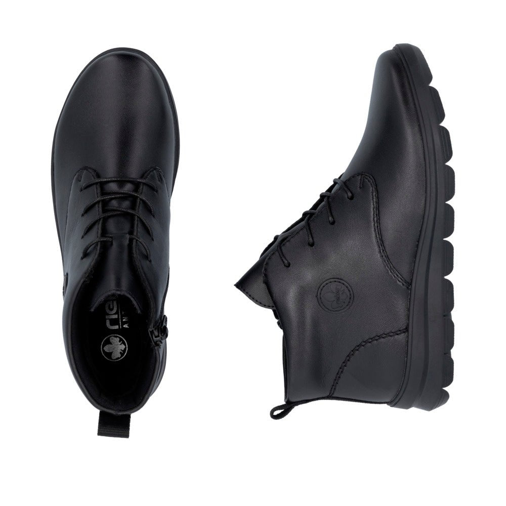 Ghete Dama Piele Naturala Rieker RIEK Z0022 - Rieker - pantofia.ro
