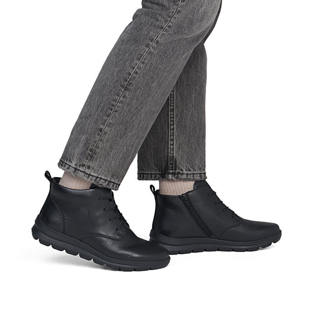 Ghete Dama Piele Naturala Rieker RIEK Z0022 - Rieker - pantofia.ro