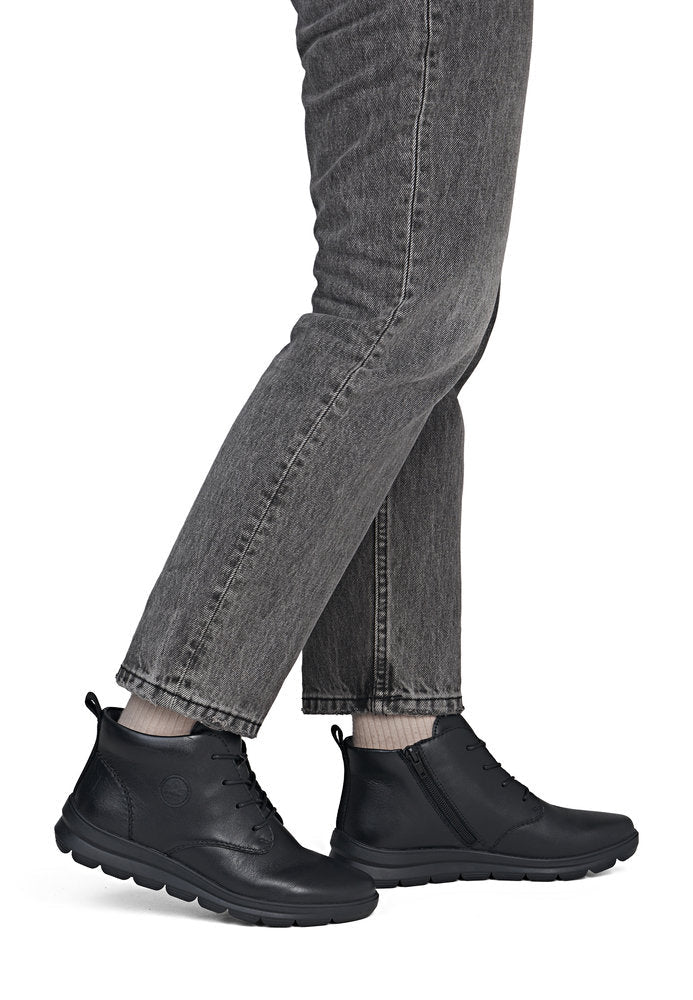 Ghete Dama Piele Naturala Rieker RIEK Z0022 - Rieker - pantofia.ro