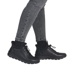 Ghete Dama Piele Naturala Rieker RIEK Z0057 - Rieker - amely.ro