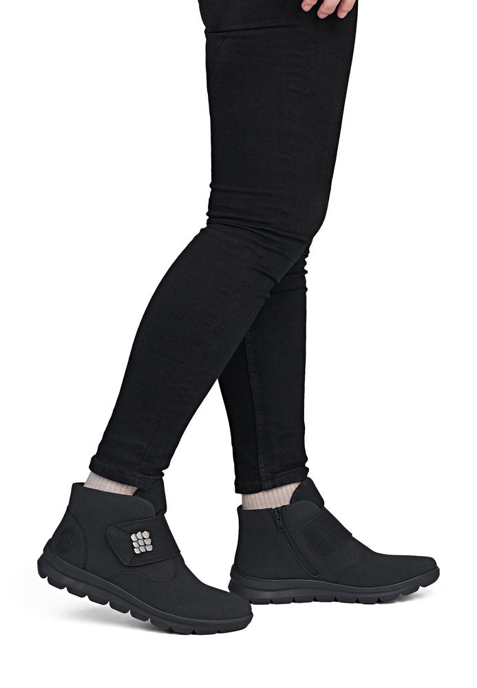Ghete Dama Piele Naturala Rieker RIEK Z0064 - Rieker - pantofia.ro