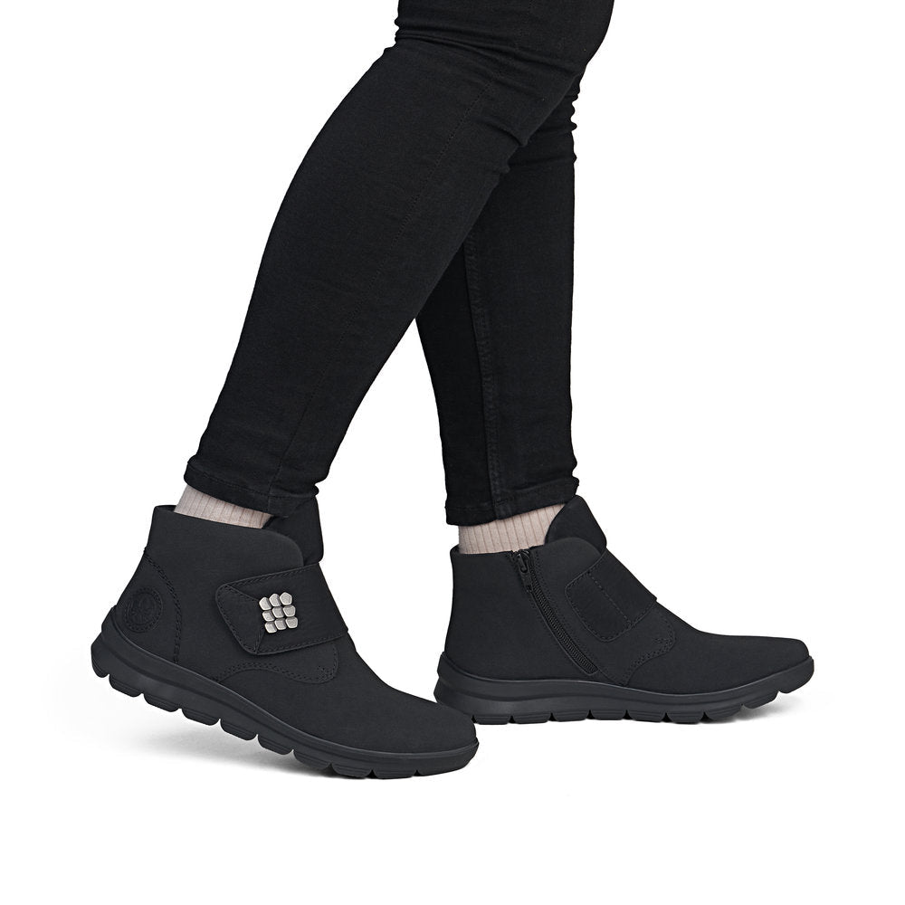 Ghete Dama Piele Naturala Rieker RIEK Z0064 - Rieker - pantofia.ro