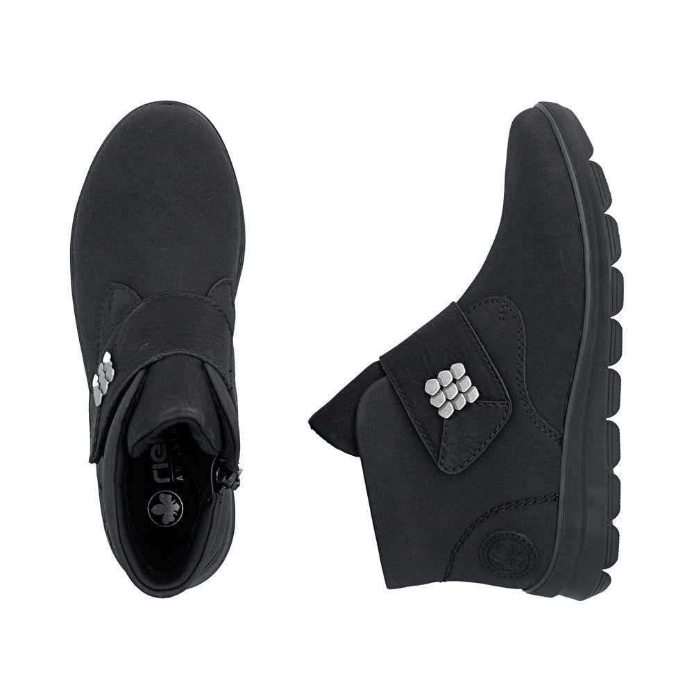 Ghete Dama Piele Naturala Rieker RIEK Z0064 - Rieker - pantofia.ro