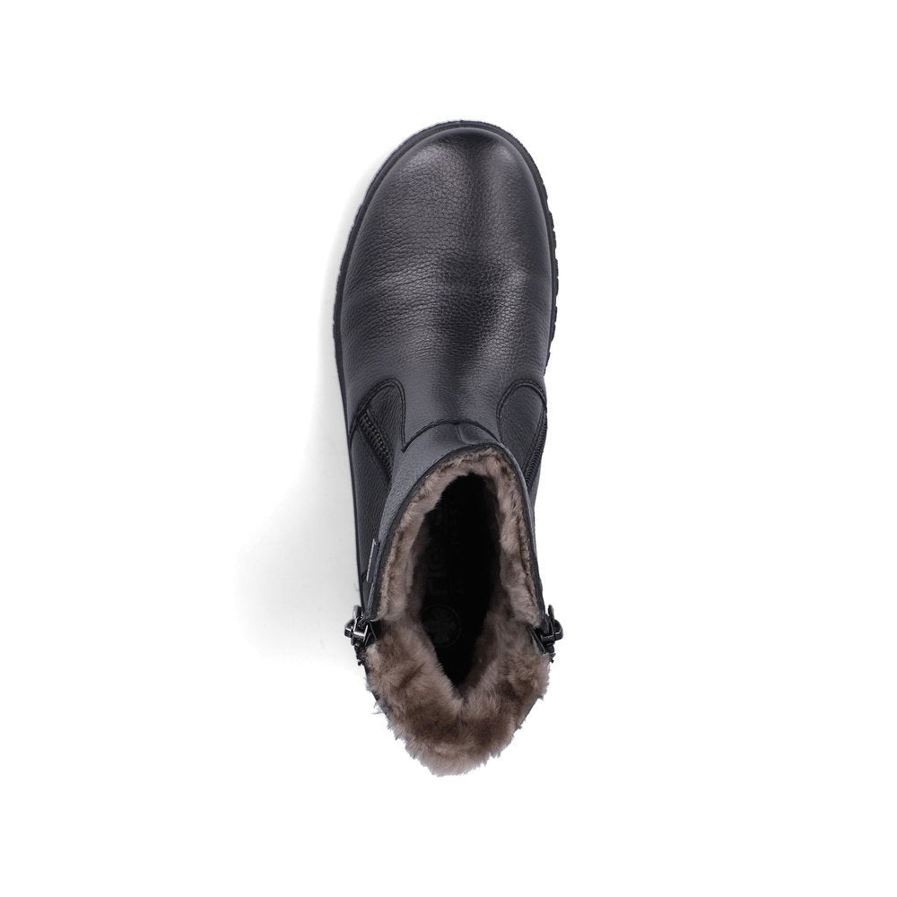 Ghete Dama Piele Naturala Rieker RIEK Z7263 - Rieker - pantofia.ro