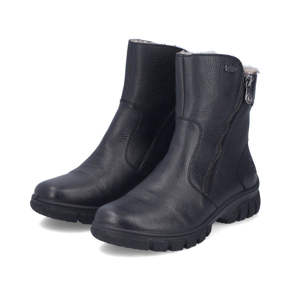 Ghete Dama Piele Naturala Rieker RIEK Z7263 - Rieker - pantofia.ro