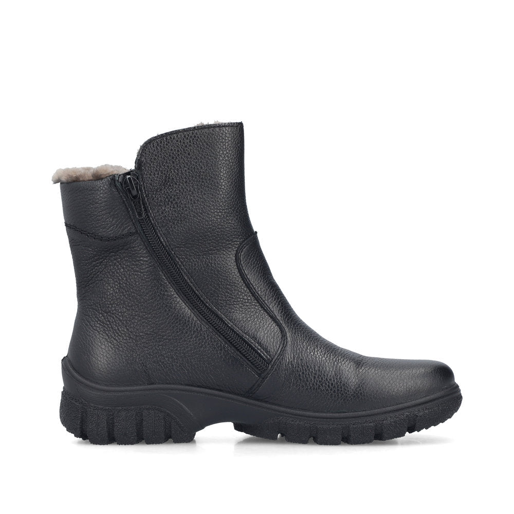 Ghete Dama Piele Naturala Rieker RIEK Z7263 - Rieker - pantofia.ro