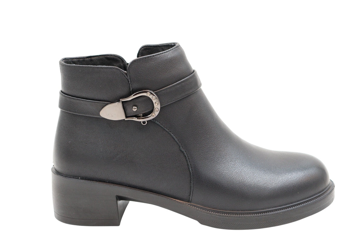 Ghete Dama Piele Naturala Stephano FENI 8012 - Stephano - amely.ro