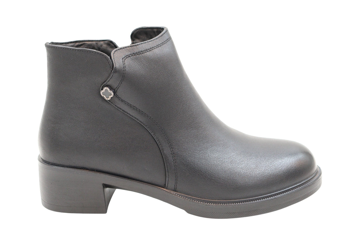 Ghete Dama Piele Naturala Stephano FENI M8018 - Stephano - pantofia.ro