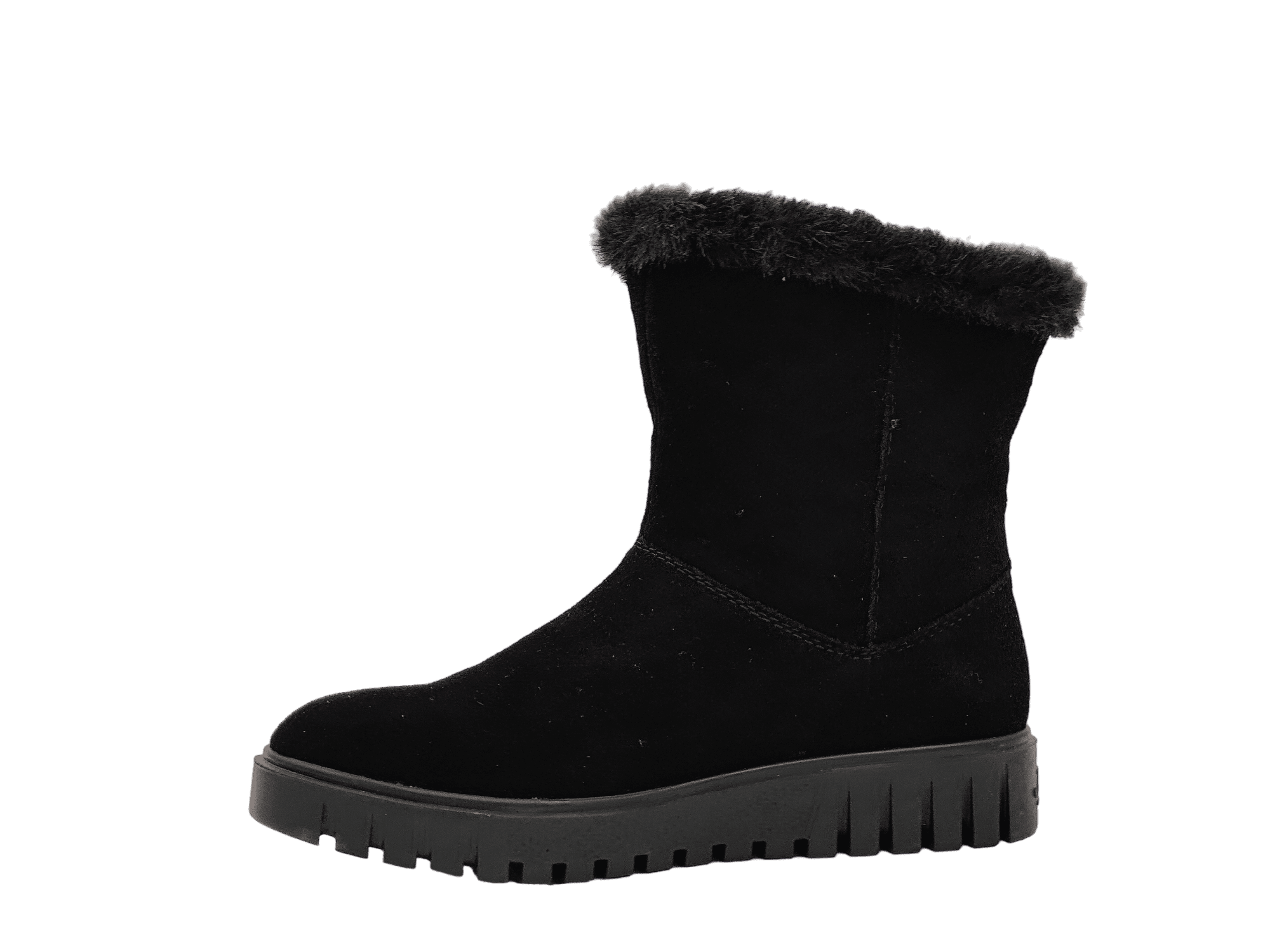 Ghete Dama Rieker Piele Naturala Intoarsa Riek Y3470 - Rieker - amely.ro