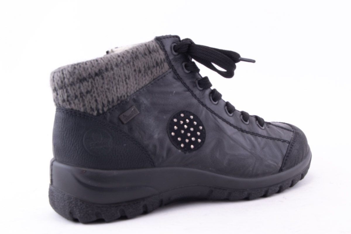 Ghete Dama Rieker Piele Naturala Riek L7110 /N - Rieker - amely.ro