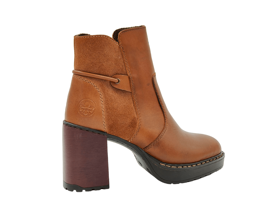 Ghete Dama Rieker Piele Naturala Riek Y4157 - Rieker - amely.ro