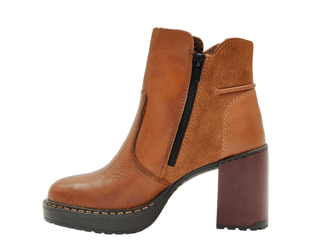 Ghete Dama Rieker Piele Naturala Riek Y4157 - Rieker - amely.ro