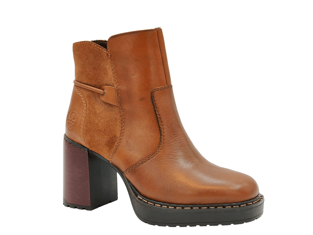 Ghete Dama Rieker Piele Naturala Riek Y4157 - Rieker - amely.ro