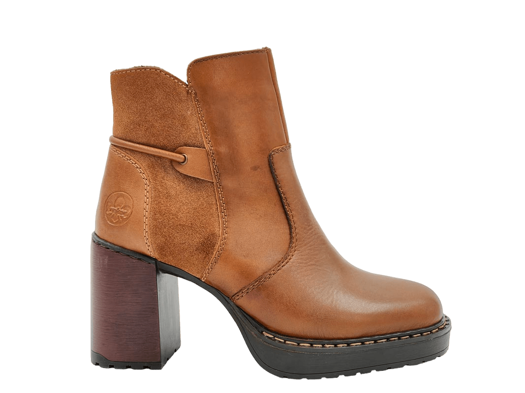 Ghete Dama Rieker Piele Naturala Riek Y4157 - Rieker - amely.ro