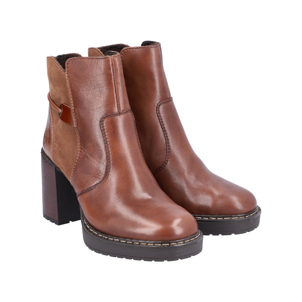Ghete Dama Rieker Piele Naturala Riek Y4157 - Rieker - amely.ro