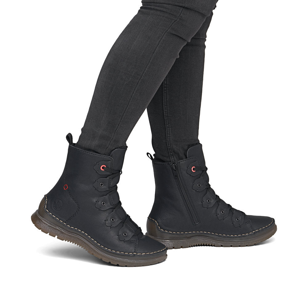 Ghete Dama Rieker RIEK 53602 - Rieker - pantofia.ro