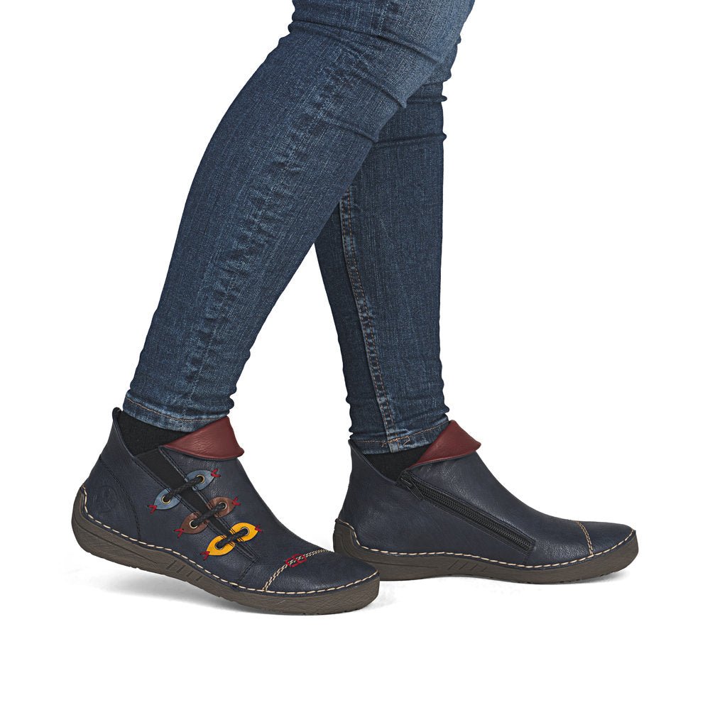 Ghete Dama Rieker RIEK 72581 - Rieker - pantofia.ro