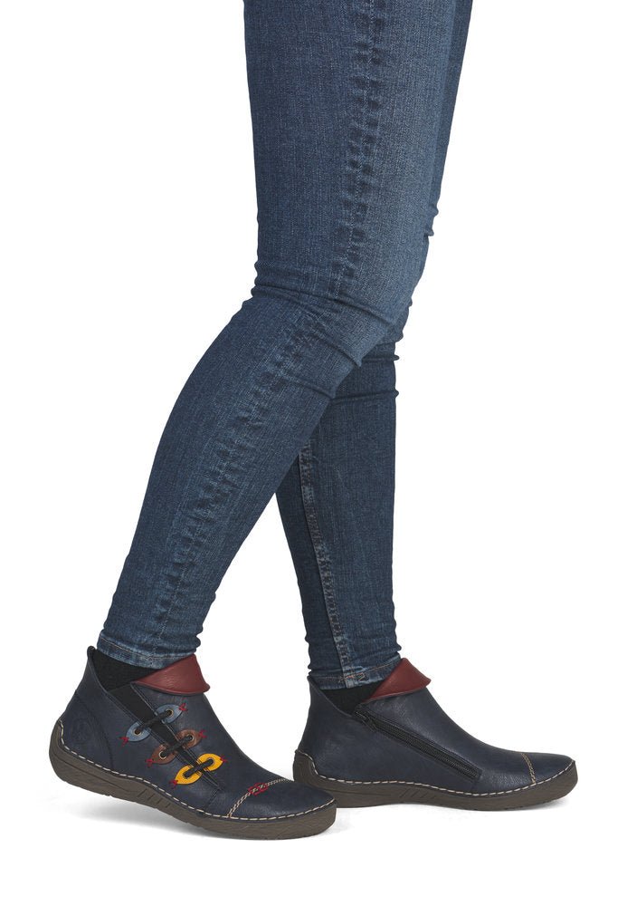 Ghete Dama Rieker RIEK 72581 - Rieker - pantofia.ro