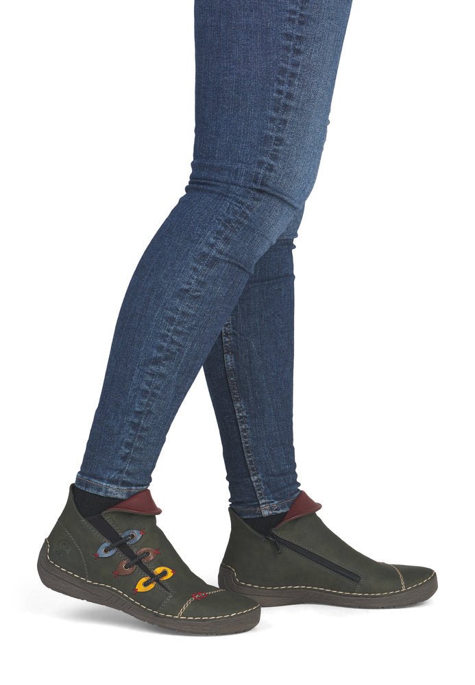 Ghete Dama Rieker RIEK 72581 - Rieker - pantofia.ro