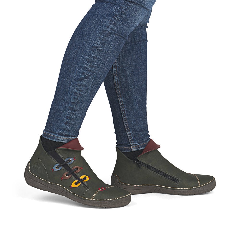 Ghete Dama Rieker RIEK 72581 - Rieker - pantofia.ro