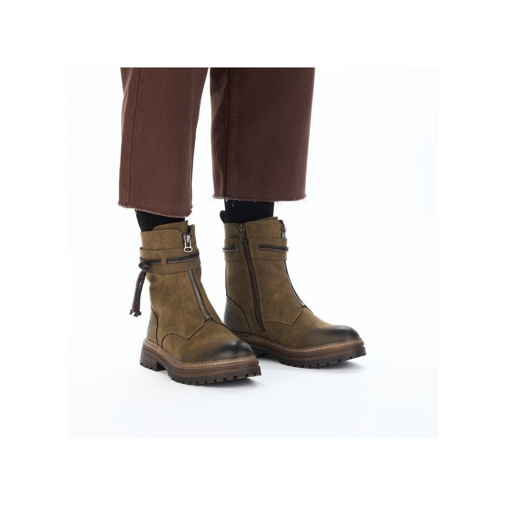 Ghete Dama Rieker RIEK 93068 - Rieker - pantofia.ro