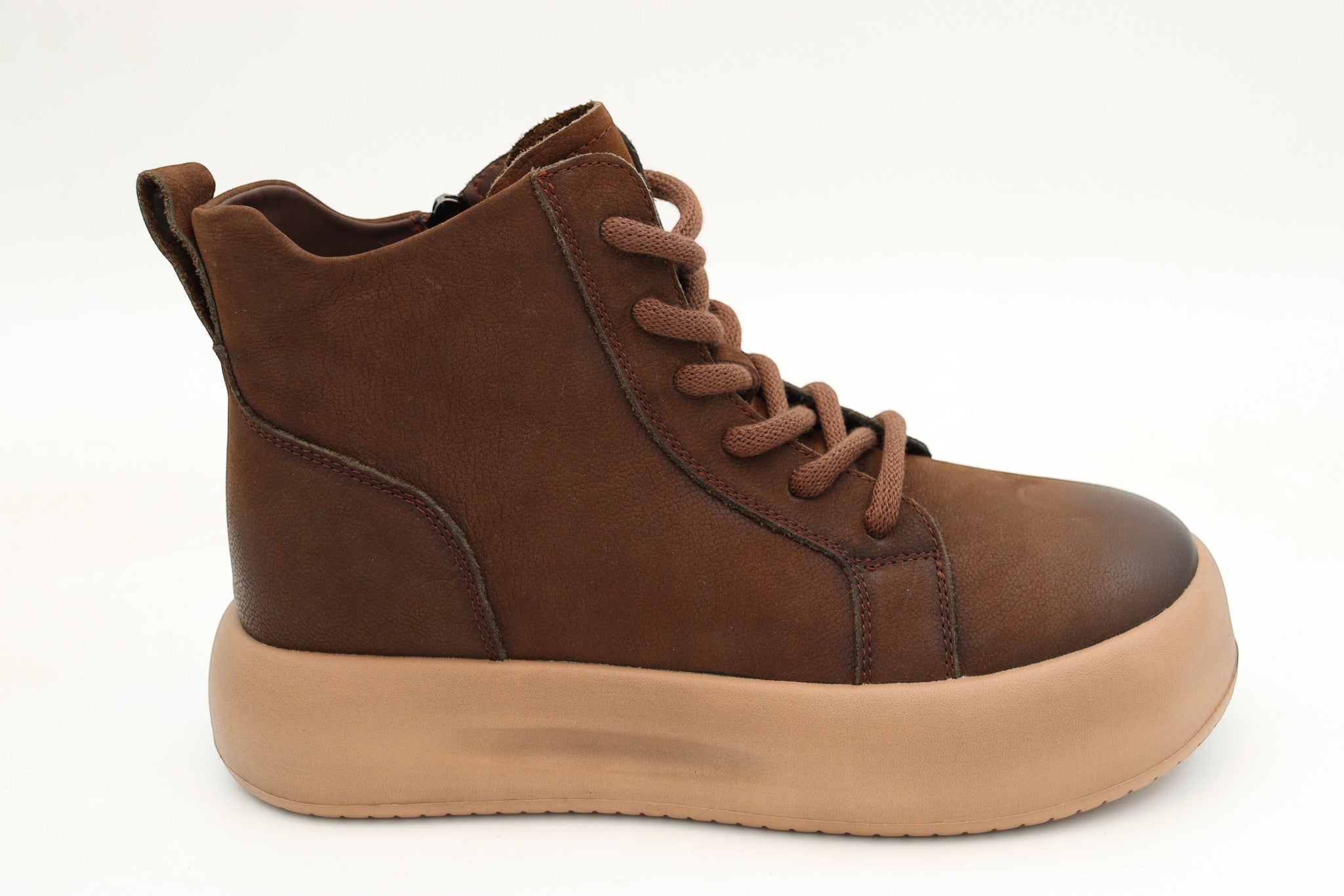 Ghete Dama Piele Naturala Feeling BELL 86683 Maro