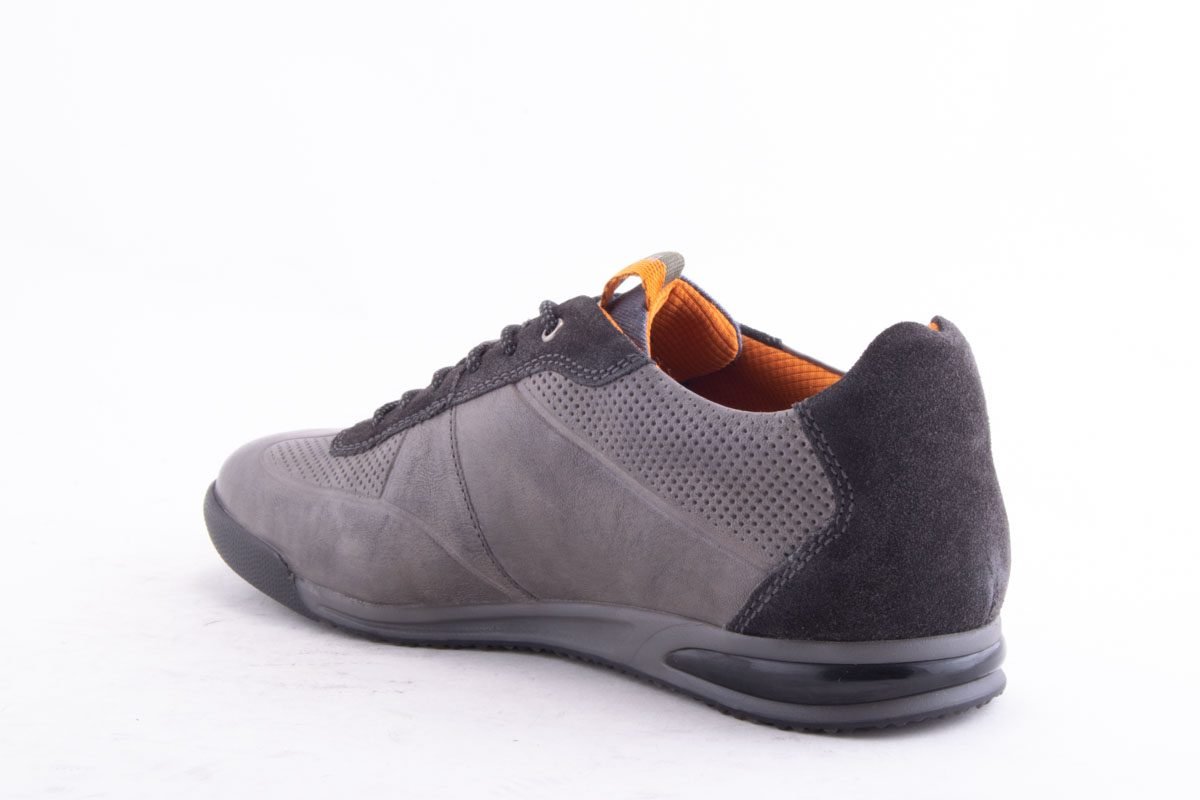 Pantofi Barbati Bugatti Piele Naturala Asto A3806 /Gri - Bugatti - amely.ro