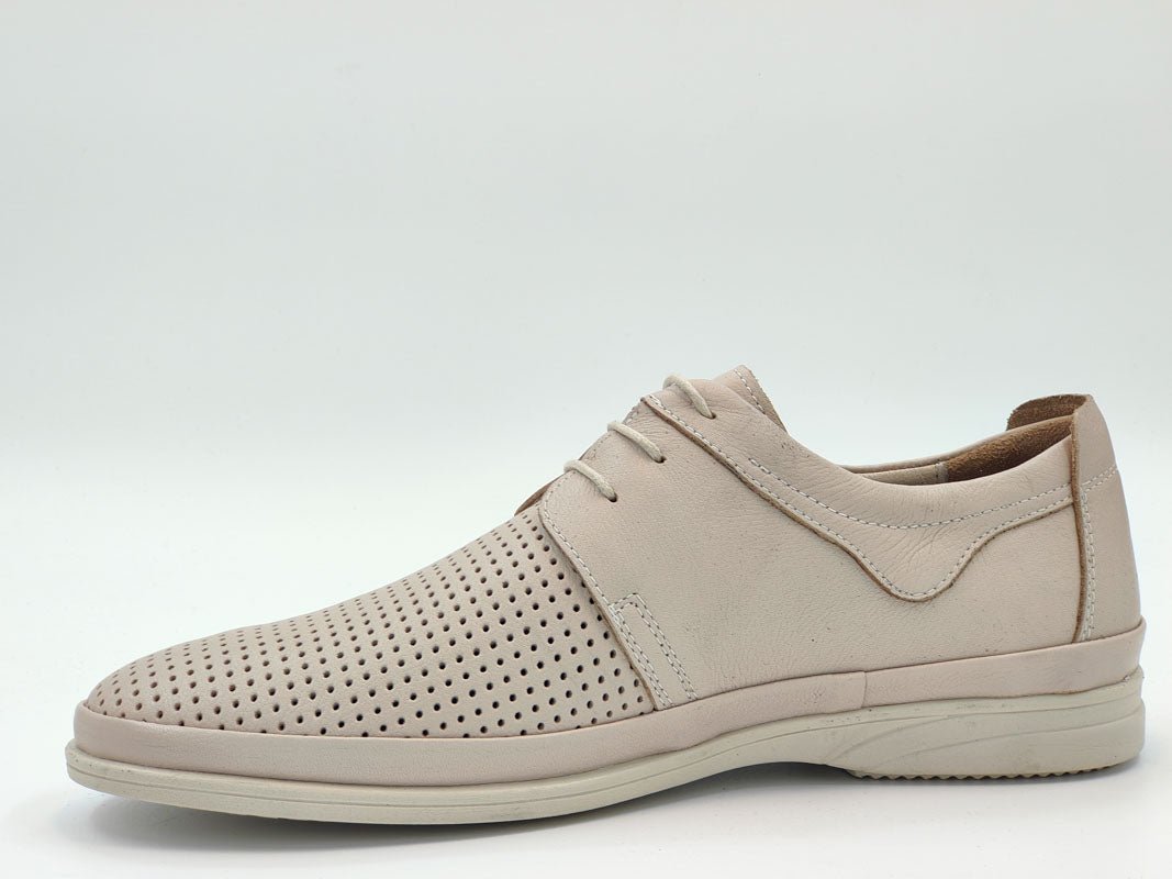 Pantofi Barbati Piele Naturala De Vitel Claudio Casini Cart 1101 /Bej - Claudio Casini - amely.ro