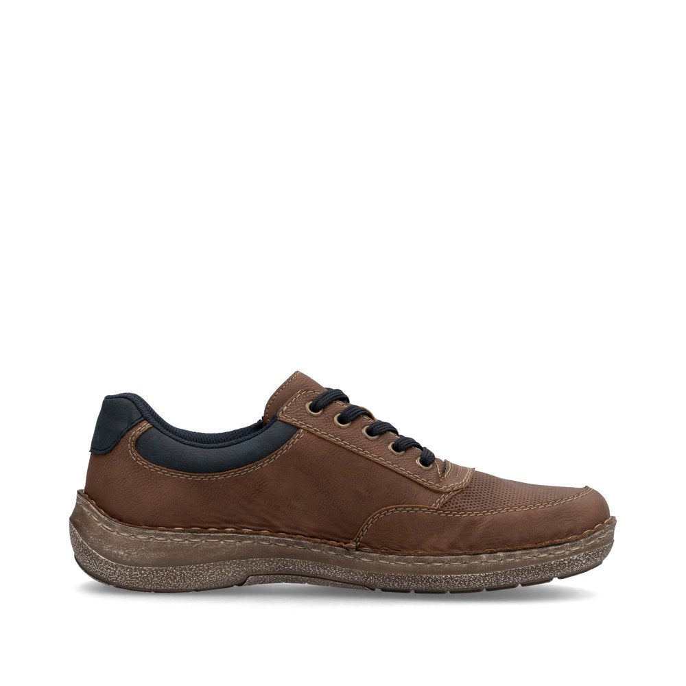 Pantofi Barbati Piele Naturala Rieker RIEK 03006 - Rieker - pantofia.ro