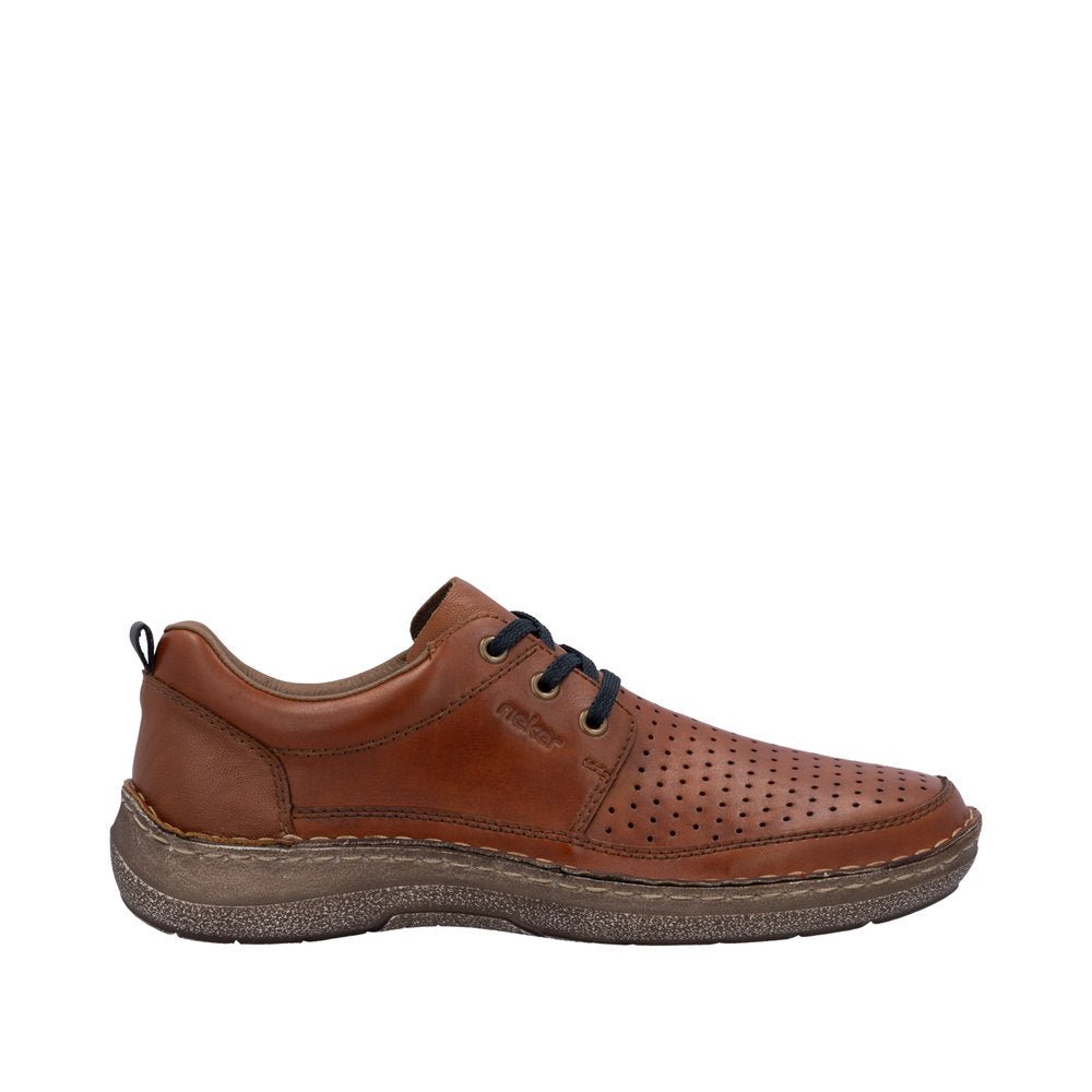 Pantofi Barbati Piele Naturala Rieker RIEK 03007 - Rieker - amely.ro